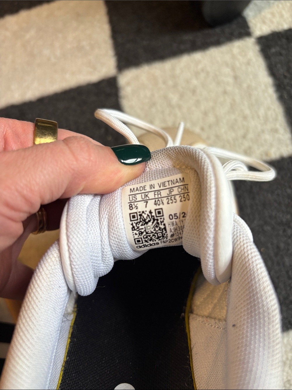adidas White Black and Tan Platform Sneakers Women’s 8.5 - Picture 8 of 10